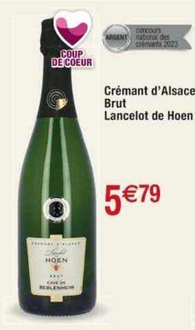 crémant d'alsace brut lancelot de hoen