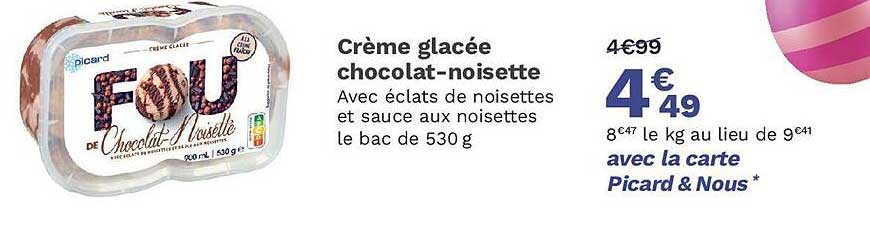 Crème Glacée Chocolat-noisette