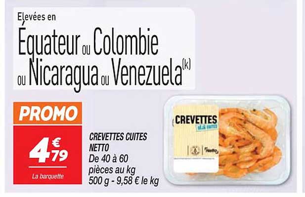 Crevettes Cuites Netto