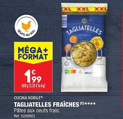 Cucina Nobile Tagliatelles Fraîches