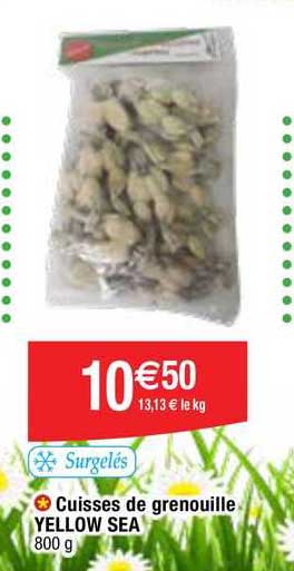 cuisses de grenouille yellow sea