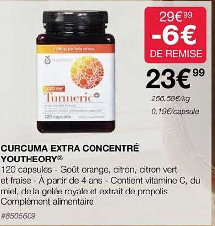 Curcuma Extra Concentré Youtheory