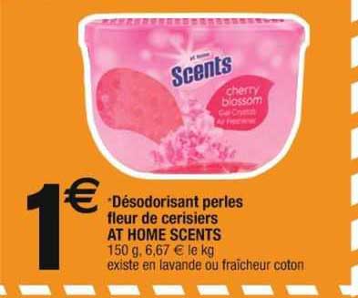 désodorisant perles fleur de cerisiers at home scents