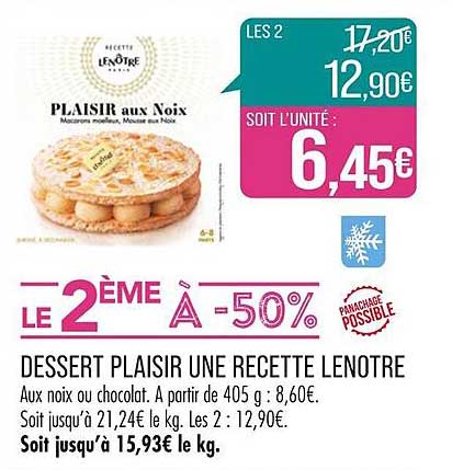 dessert plaisir une recette lenotre
