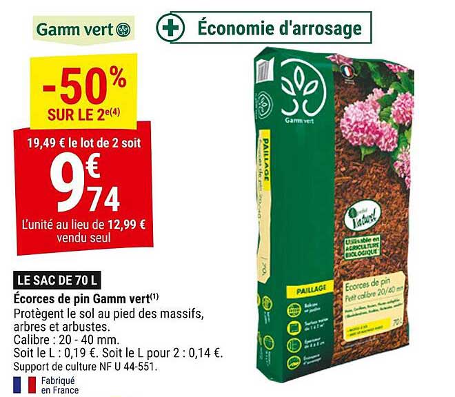 écorces De Pin Gamme Vert