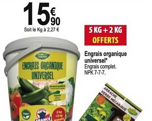 engrais organique universel