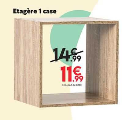 étagère 1 case