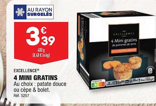 excellence 4 mini gratins