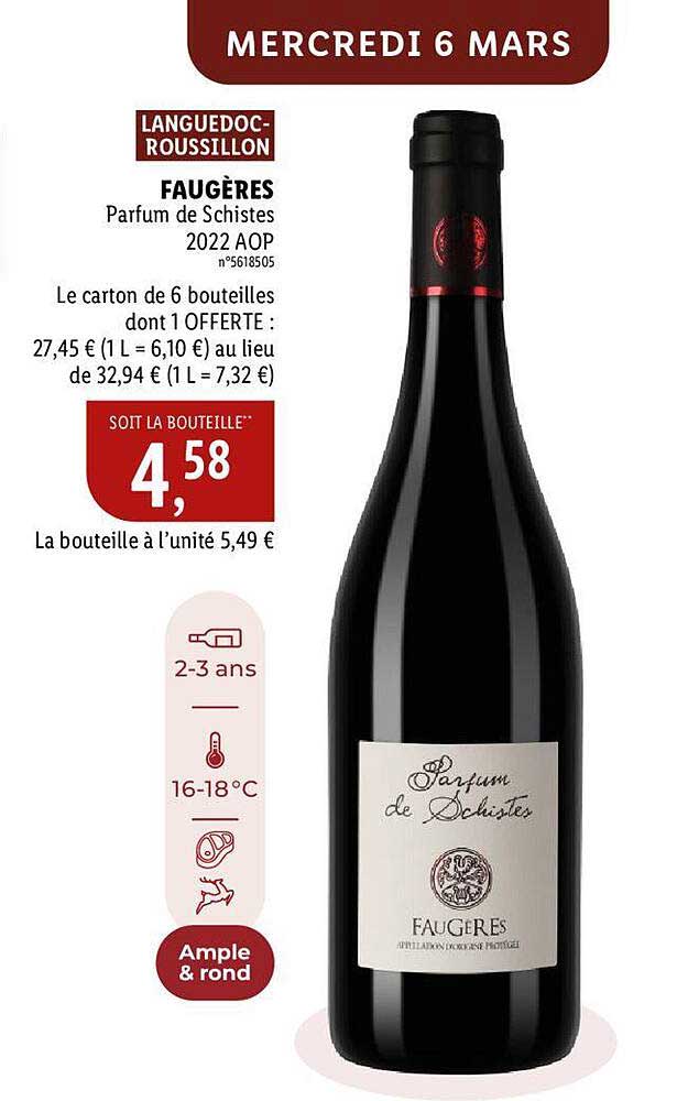 faugères parfum de schistes 2022 aop