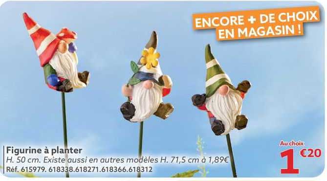 figurine à planter
