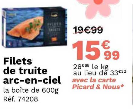 filet de truite arc-en-ciel