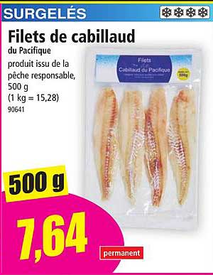 Filets De Cabillaud