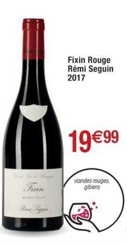 fixin rouge rémi seguin 2017