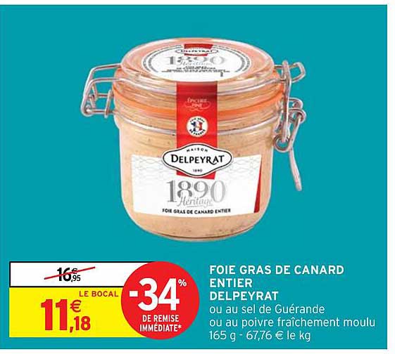 Foie Gras De Canard Entier Delpeyrat
