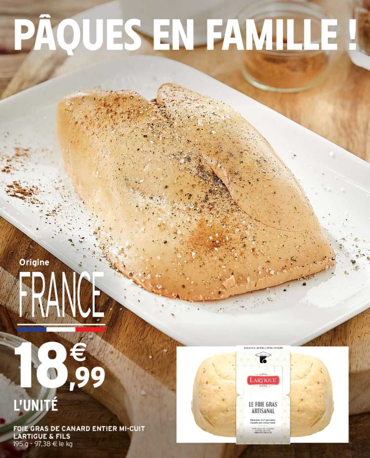 foie gras de canard entier mi-cuit lartigue & fils