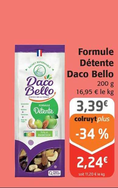 formule détente daco bello