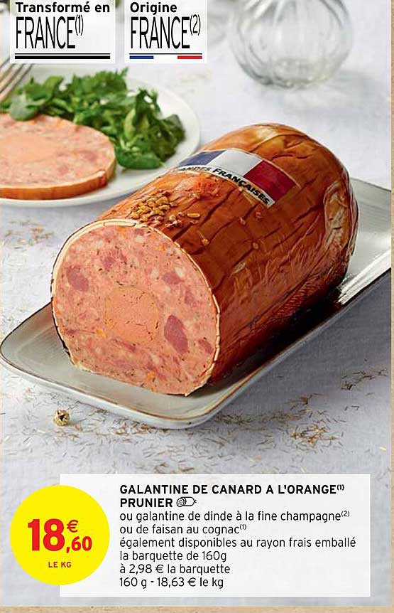 galantine de canard a l'orange prunier