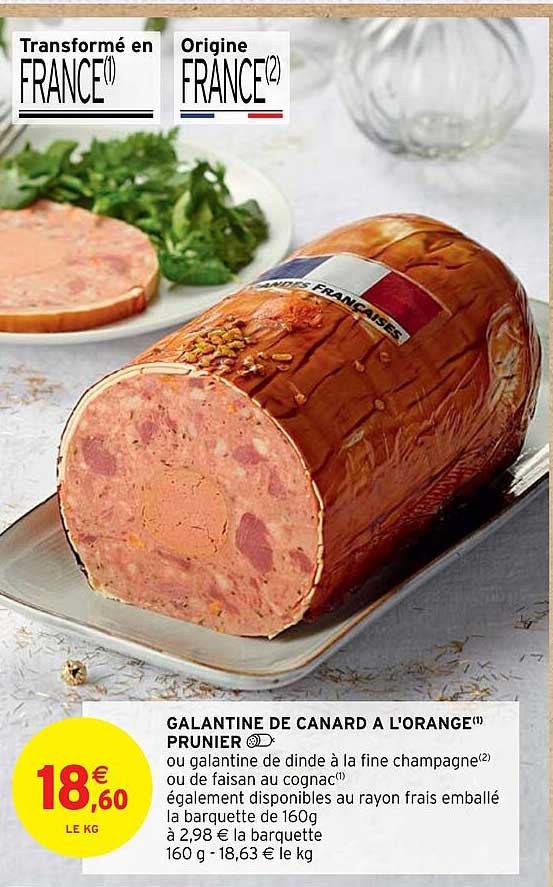 Galantine De Canard à L'orange Prunier