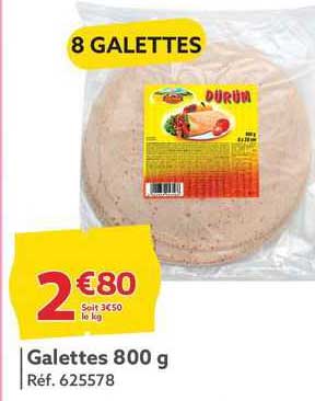 galettes 800g