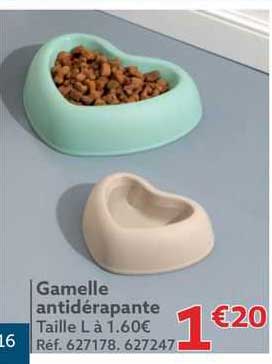 gamelle antidérapante