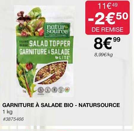 Garniture à Salade Bio - Natursource