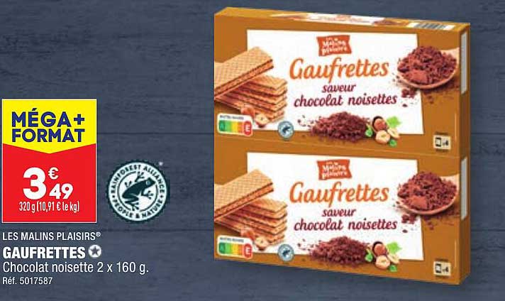 gaufrettes les malins plaisirs