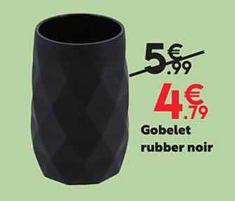 gobelet rubber noir