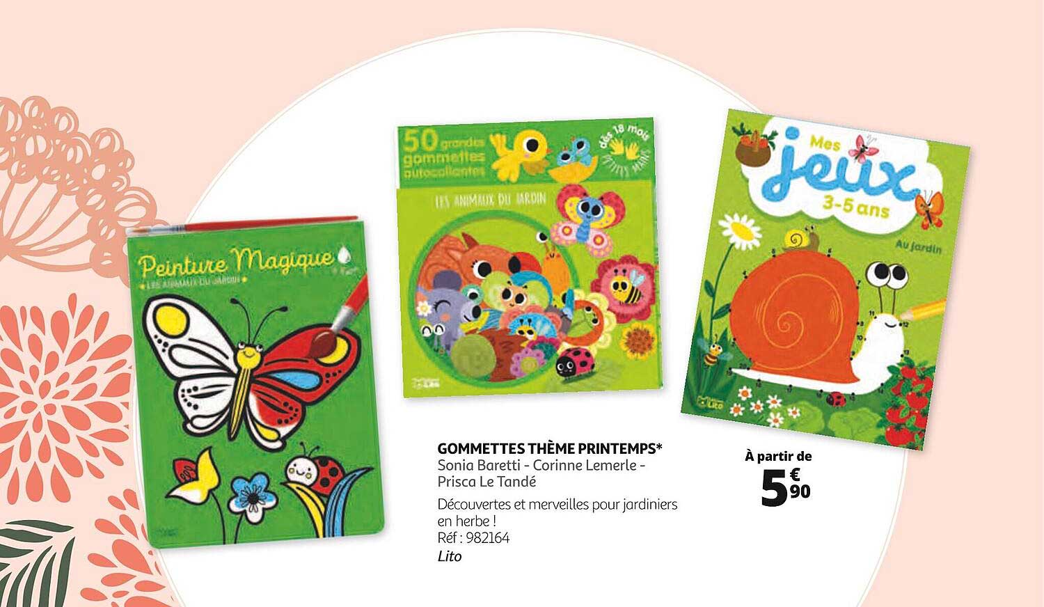 gommettes thème printemps