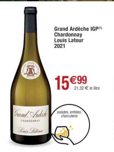 grand ardèche igp chardonnay louis latour 2021