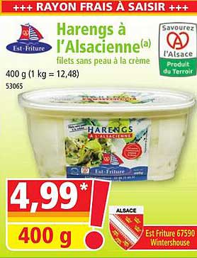 harengs à l'alsacienne