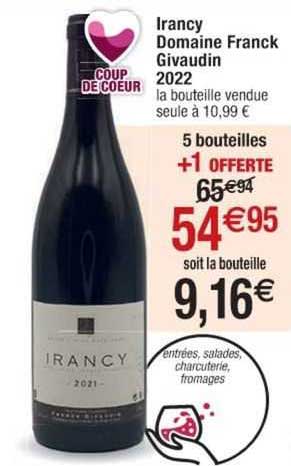 irancy domaine franck givaudin 2022