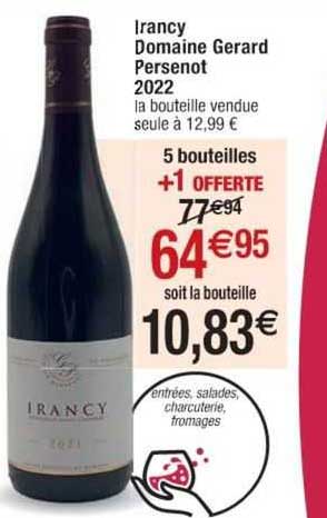 irancy domaine gerard persenot 2022