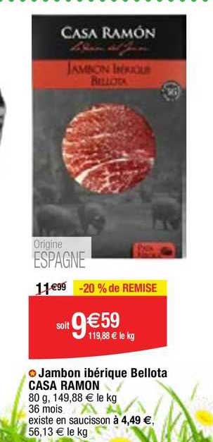 jambon ibérique bellota casa ramón