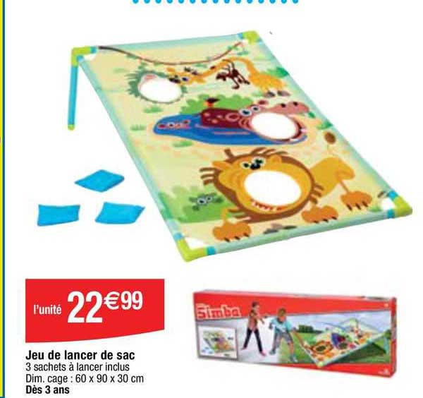 jeu de lancer de sac