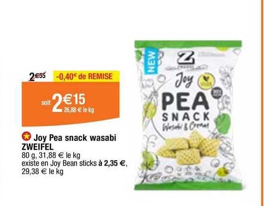 Joy Pea Snack Wasabi Zweifel