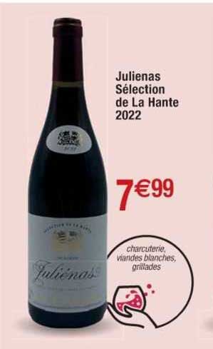 julienas sélection de la hante 2022
