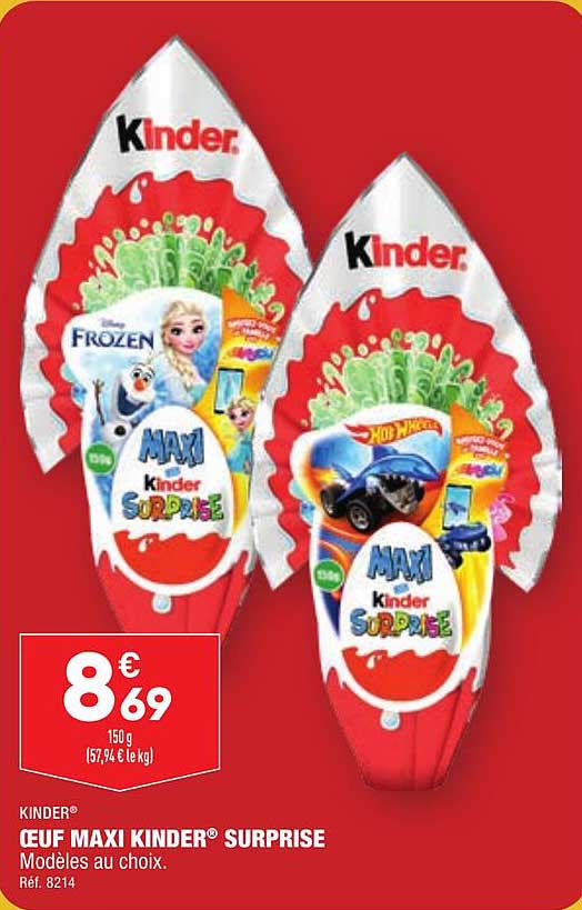 Kinder œuf Maxi Kinder Surprise