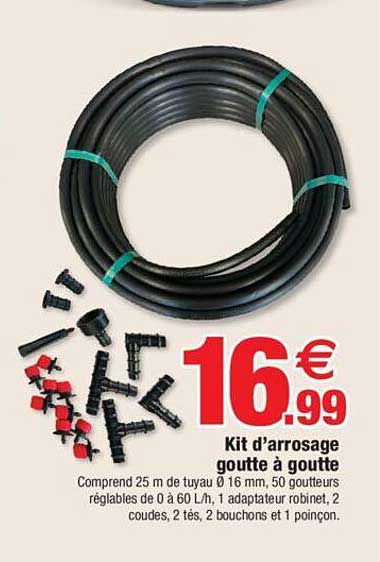 kit d'arrosage goutte à goutte