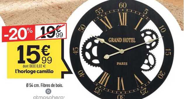 l'horloge camillo