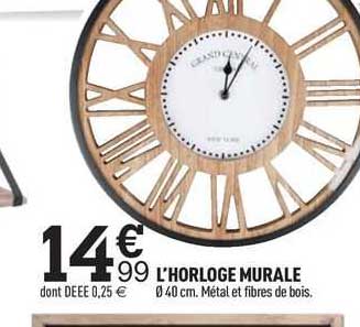 l'horloge murale