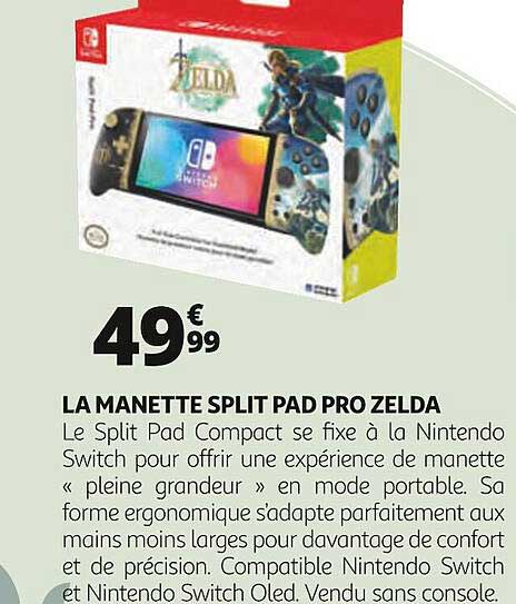 la manette split pad pro zelda