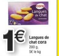 langues de chat cora