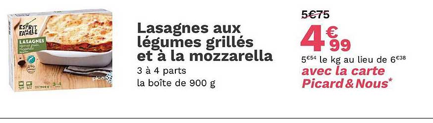 Lasagnes Aux Légumes Grillées Et à La Mozzarella