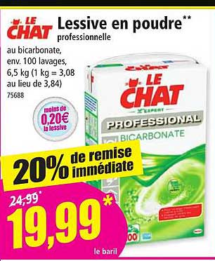 Le Chat Lessive En Poudre