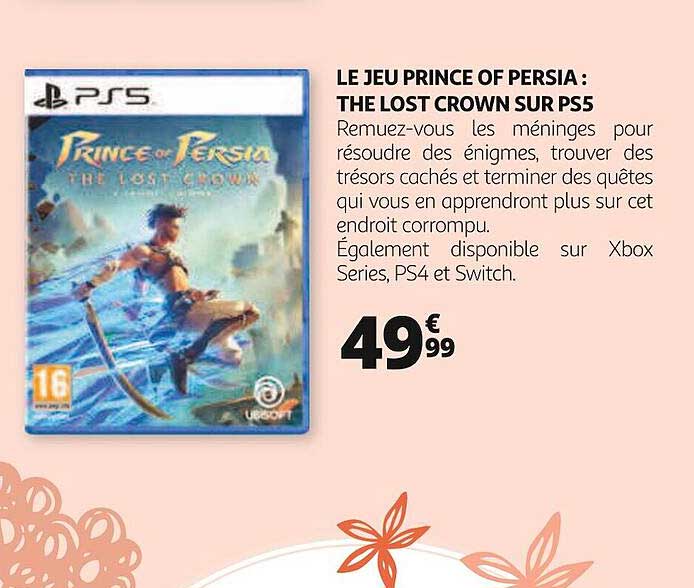 le jeu prince of persia the lost crown sur ps5
