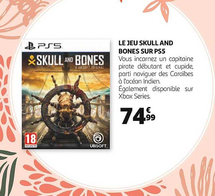 le jeu skull and bones sur ps5