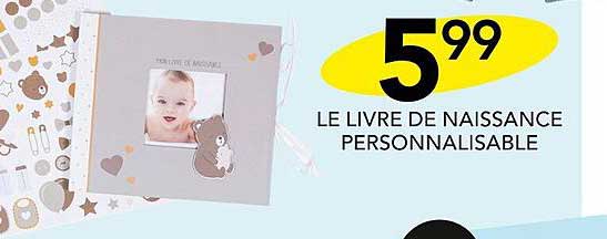 le livre de naissance personnalisable