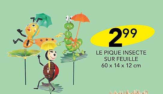 le pique insecte sur feuille