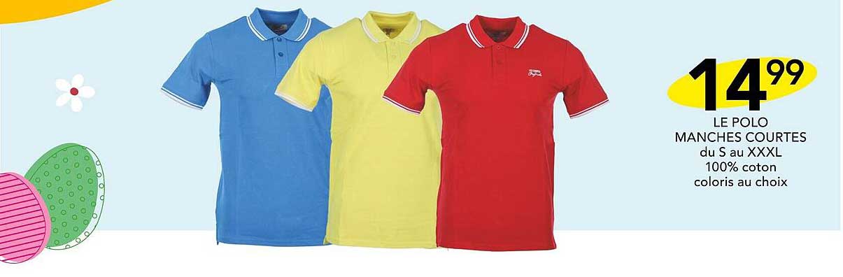 le polo manches courtes