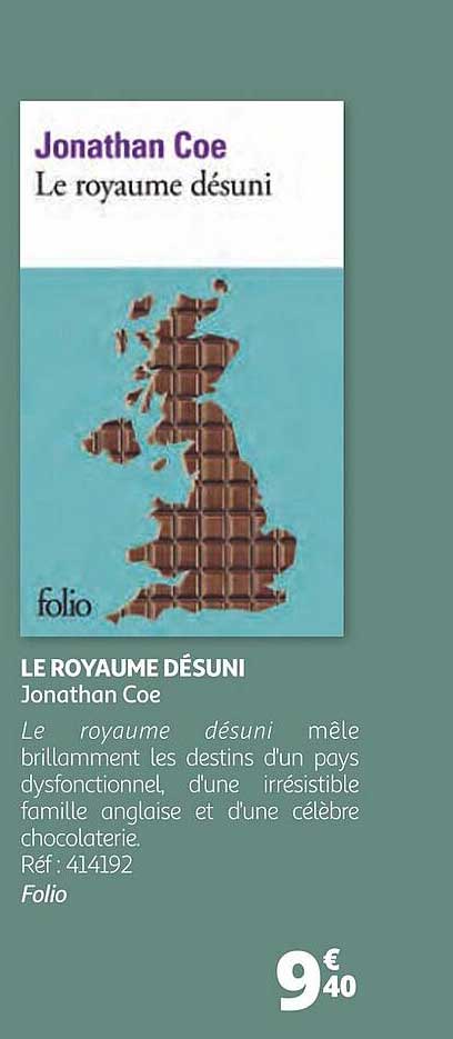 le royaume désuni jonathan coe